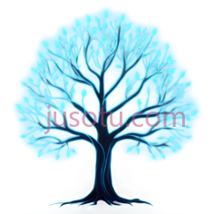 光,霓虹树, PNG