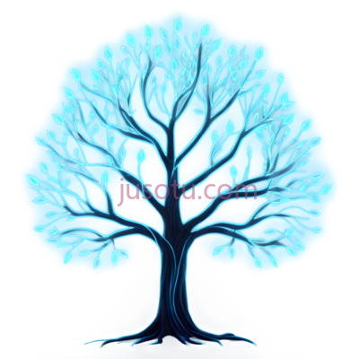 光,霓虹树, PNG