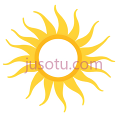 太阳,卡通, PNG