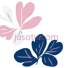 花朵,抽象,粉色,白色,蓝色PNG