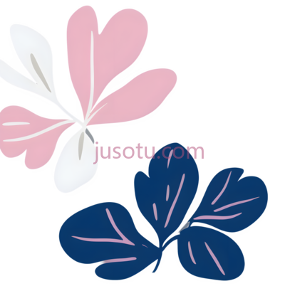 花朵,抽象,粉色,白色,蓝色, PNG