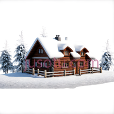 小木屋,乡村,棕色PNG