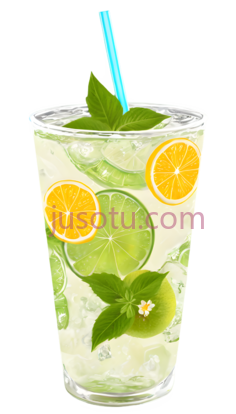 鸡尾酒,清新PNG