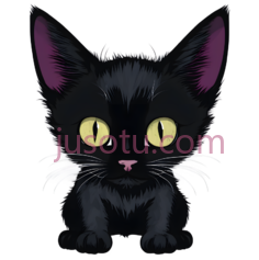暗黑,侘寂,猫PNG