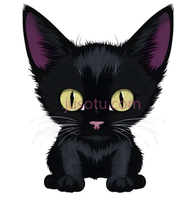 暗黑,侘寂,猫, PNG