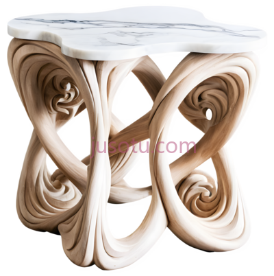 桌子,现代,白色,米色, PNG