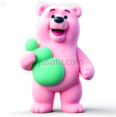玩具熊,卡通,粉色, PNG