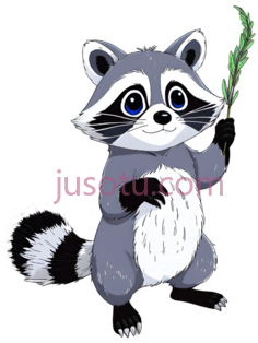 浣熊,卡通,灰色,白色,黑色PNG