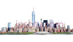 城市天际线,卡通,多彩PNG