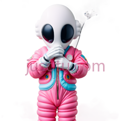 外星人玩偶,卡通,粉色PNG