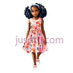 女孩,连衣裙,粉色PNG