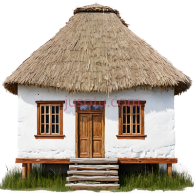 小木屋,乡村,白色,棕色, PNG
