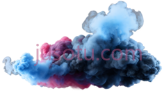 烟雾,抽象,蓝色,粉色PNG
