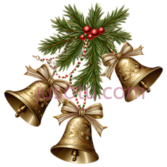 圣诞树铃铛PNG