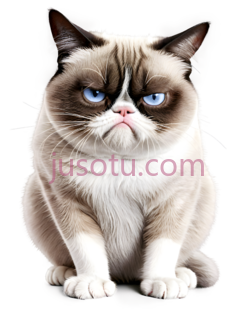 猫,不悦,白色,棕色PNG