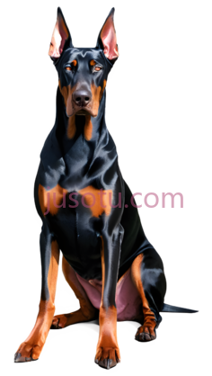 狗,站立,黑色,棕色PNG