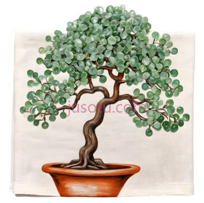 盆景树,插画,绿色, PNG