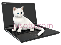 猫,电脑PNG