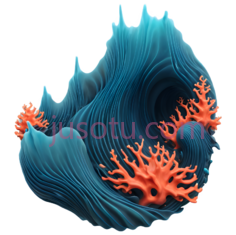 海洋,球体,珊瑚PNG