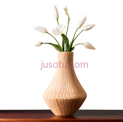 花瓶,米色, PNG