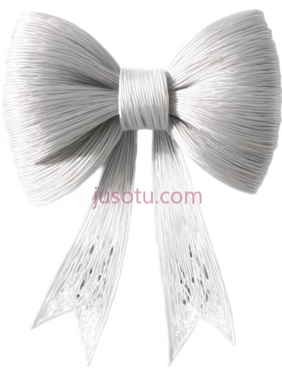 蝴蝶结,编织,白色, PNG
