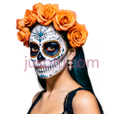 面具,骷髅头,白色PNG