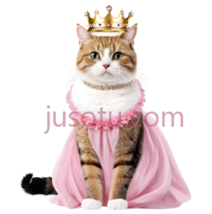猫,公主装束,粉色PNG