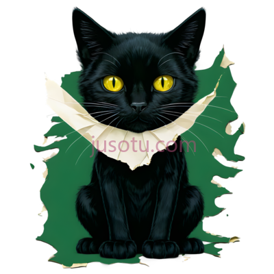 黑猫,卡通,黑色, PNG