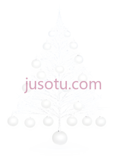 圣诞树,抽象,白色PNG