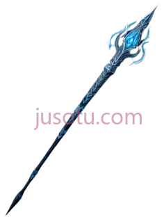 权杖,幻想,蓝色PNG