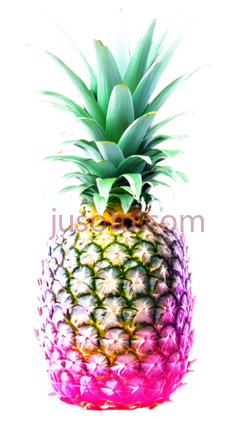 菠萝,粉色PNG
