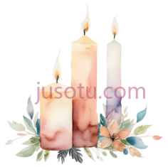 婚礼,蜡烛, PNG