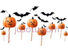 南瓜棒棒糖,卡通,橙色PNG