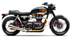 摩托车,复古,黑色PNG