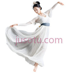女子,舞蹈,白色, PNG