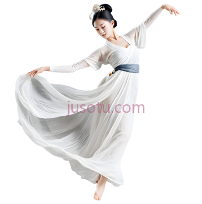 女子,舞蹈,白色, PNG