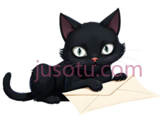 黑猫,卡通,黑色PNG