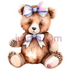 泰迪熊,卡通,棕色PNG