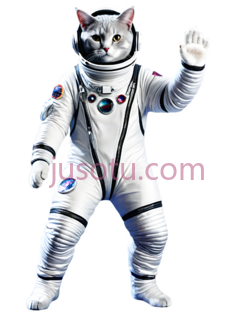 猫,宇航服,白色PNG