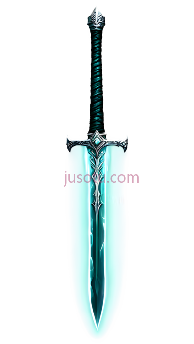 剑,浅绿, PNG