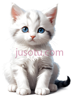 可爱猫咪,闪亮眼睛PNG
