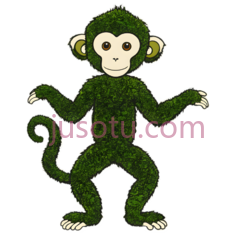 苔藓,猴子PNG