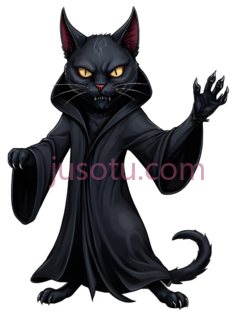 猫,哥特式,黑色PNG