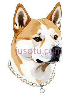 狗,插画,白色,棕色PNG