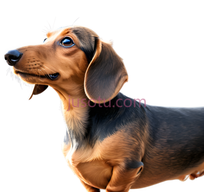 腊肠犬,卡通,棕色, PNG