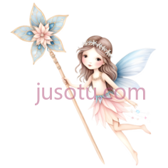 精灵,卡通,粉色PNG