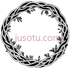 花环,线条,白色PNG