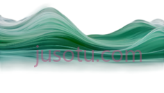 波浪,抽象,绿色PNG