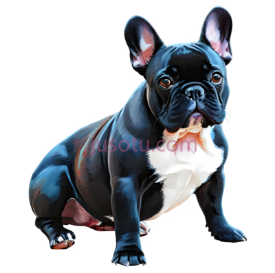 法国斗牛犬, PNG