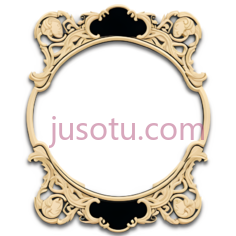 花纹边框,复古,金色PNG